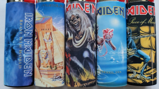 Iron Maiden Album Cover Lighters