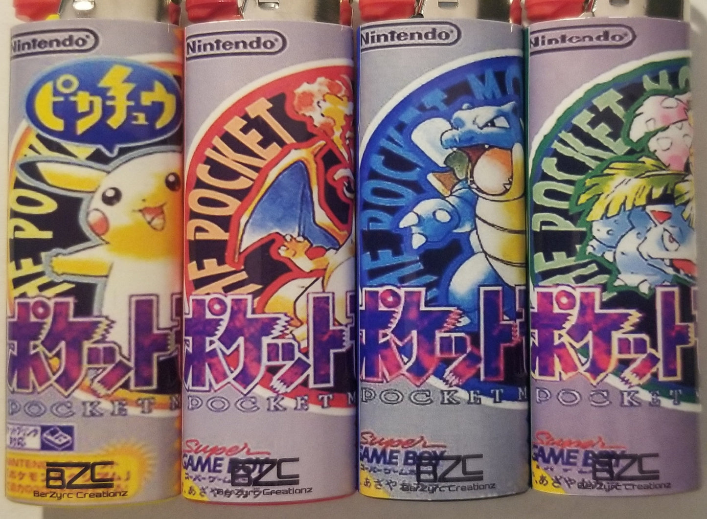 Japanese Gameboy Pokemon Cover Lighters