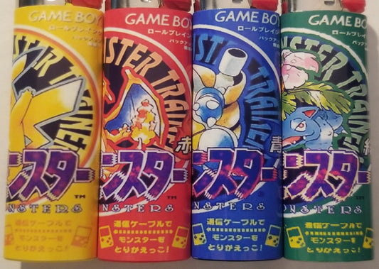 Japanese Gameboy Pokemon Cover Lighters